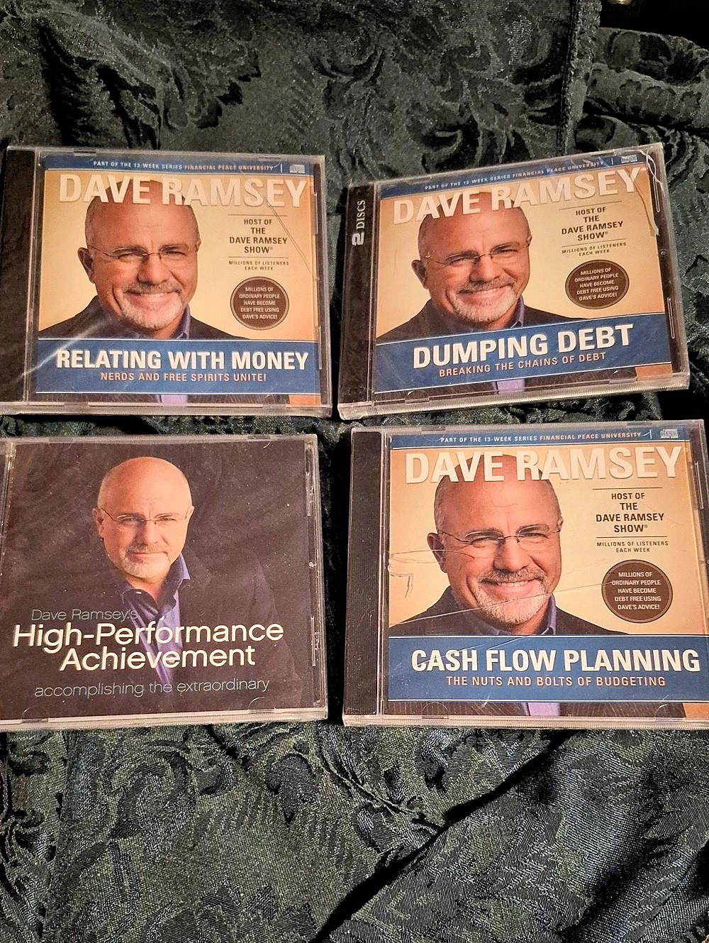 Dave Ramsey Financial Peace University 3-week series CDs 4-CD Financial Peace
